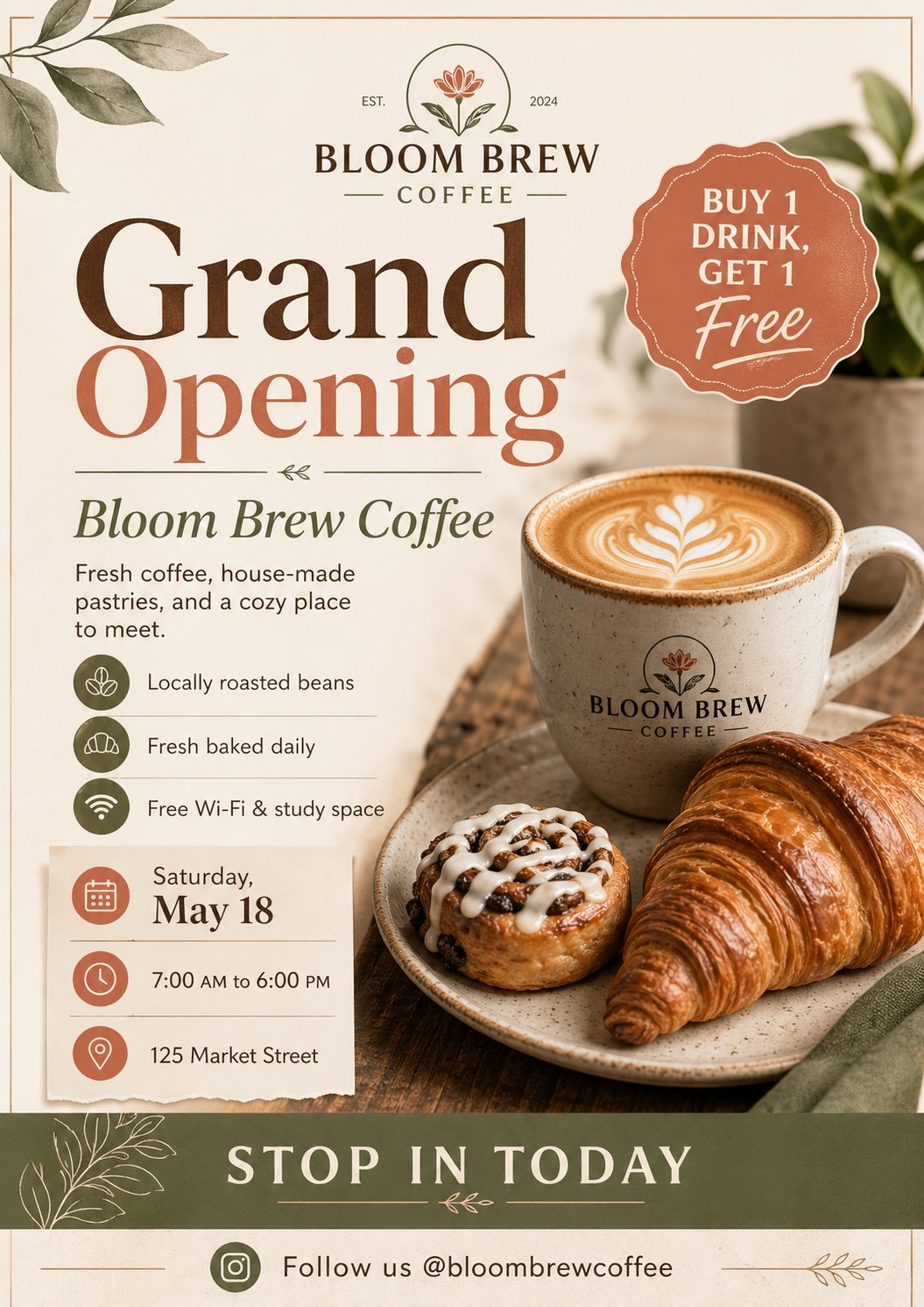 Custom vertical social banner design