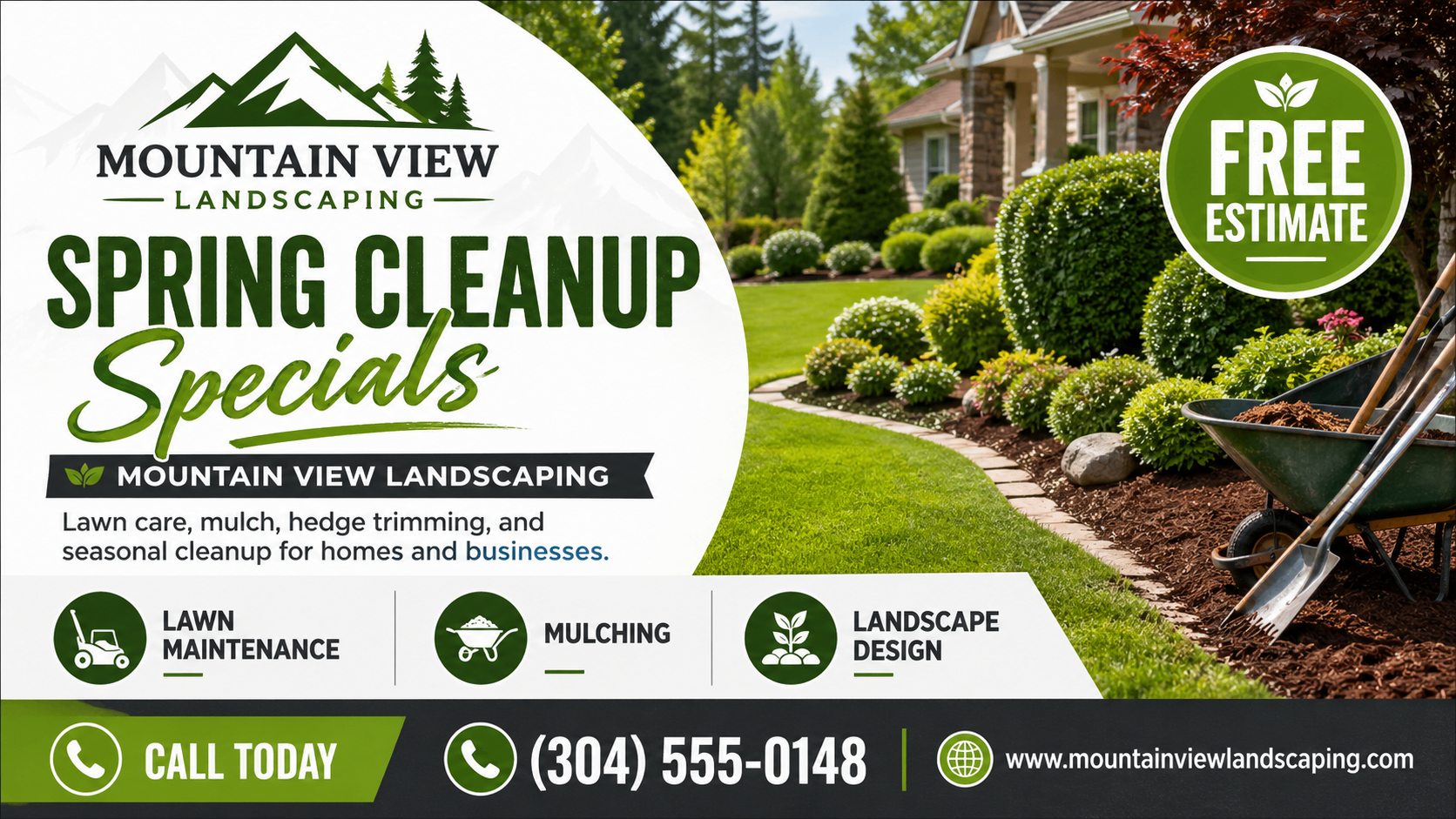 Custom wide banner design for social profile