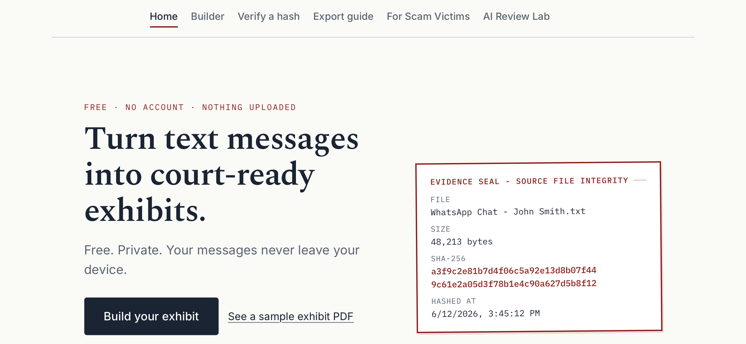 ExhibitKit website screenshot